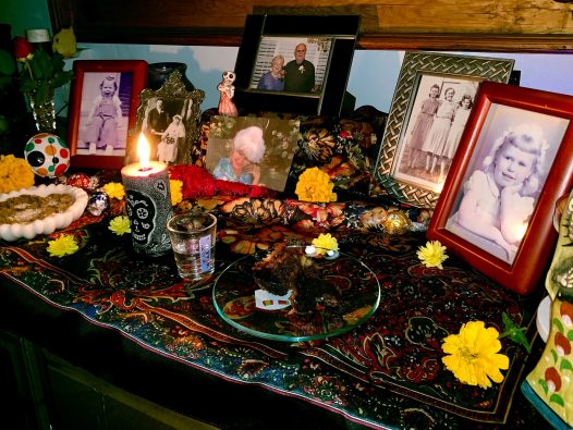 An ofrenda remembering the dead
