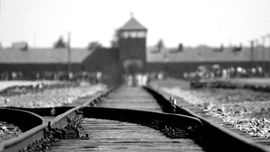 Railway at Auschwitz-Birkenau. Photo by Ron Porter.