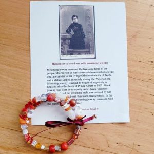 Victorian mourning jewelry and recent bracelet