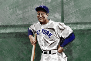 Lou Gehrig, a NY Yankees player later diagnosed with ALS