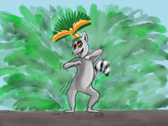 King Julian knows how to move it!