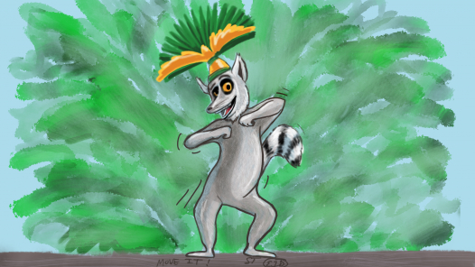 King Julian knows how to move it!