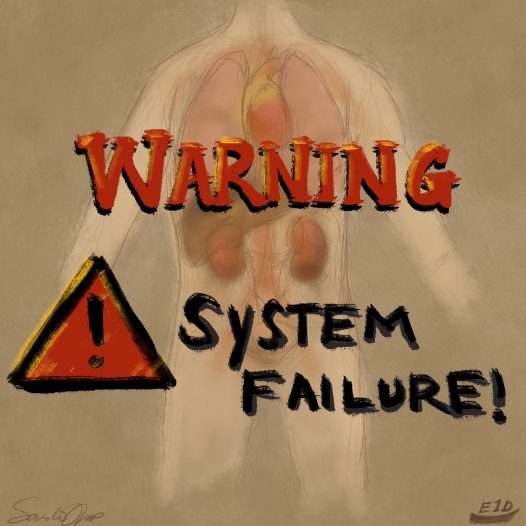 Body with Warning System Failure words