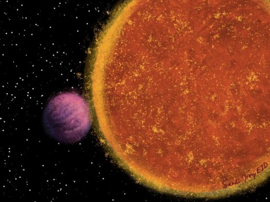 A dying star expands to the point that it is swallowing a planet, one of the stories we share in this episode.