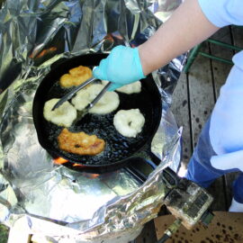 Cooking up fry bread in Alaska