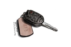 A set of keys. We talk about the safety of dementia and driving in this episode S5E42 https://everyonedies.org