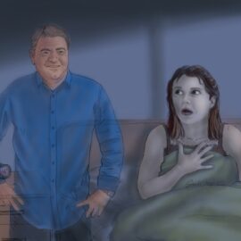 A woman wakes in the early morning feeling she was seeing someone who was dead in a vivid dream.