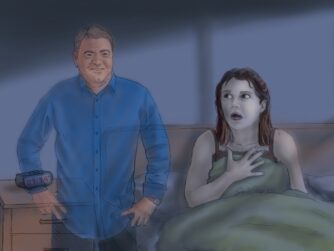 A woman wakes in the early morning feeling she was seeing someone who was dead in a vivid dream.