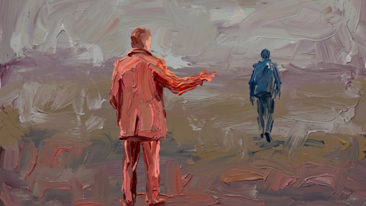 A figure standing, reaching out to another adult that is walking into the distance. We talk about Parenting Adult Children in this episode. Understand why the relationship is different and things that can help.